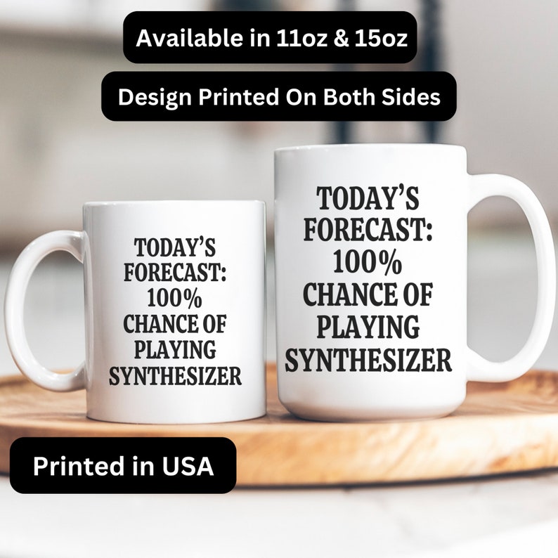 Synthesizer Mug, Synthesizer Gift, Synthesizer Gifts, Synthesizer Cofee