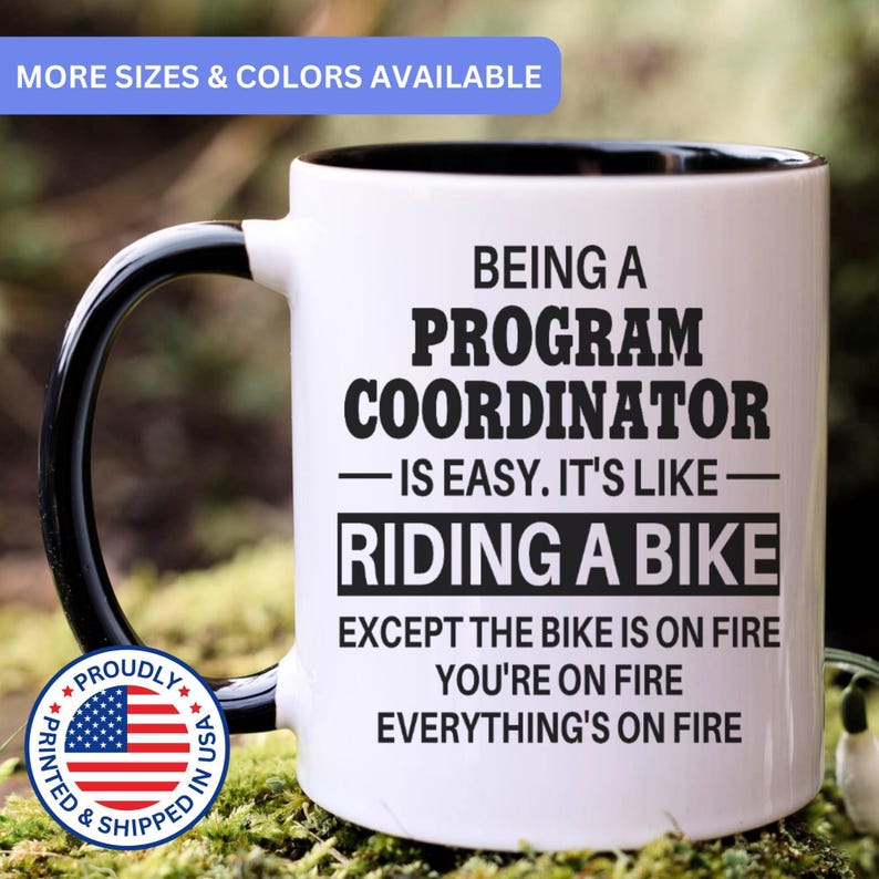 Program Coordinator mug, program coordinator gifts, gift for program coordinator gift, program coordinator APO015 image 1