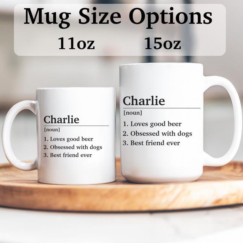 Personalized Name Definition Mug, personalized name mug, custom name coffee mug, personalized gift for her image 2