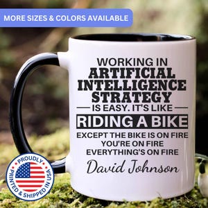 Artificial Intelligence Strategy mug, artificial intelligence strategy gift, artificial intelligence strategy gifts, APO050