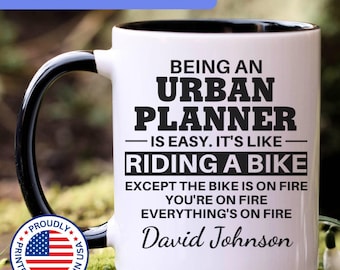 Urban planner gift, urban planner mug, new urban planner, best urban planner, funny urban planner gift, urban planner gift idea, APO045
