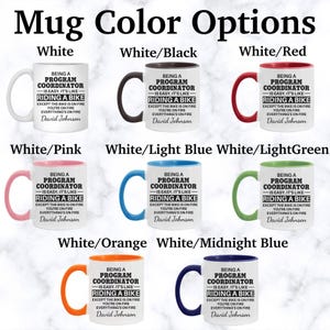 Program coordinator gift, program coordinator mug, new program coordinator, best program coordinator, funny program coordinator gift, APO045 image 3