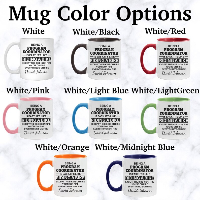 Program coordinator gift, program coordinator mug, new program coordinator, best program coordinator, funny program coordinator gift, APO045 image 3