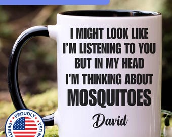 Mosquito mug, mosquito gift, mosquito gifts, mosquito coffee mug, mosquito cup, APO118