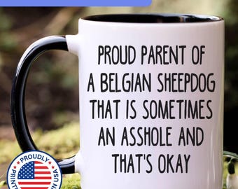 Belgian Sheepdog mug, gift for Belgian Sheepdog mom, gift for Belgian Sheepdog dad, Belgian Sheepdog gift, APO0021