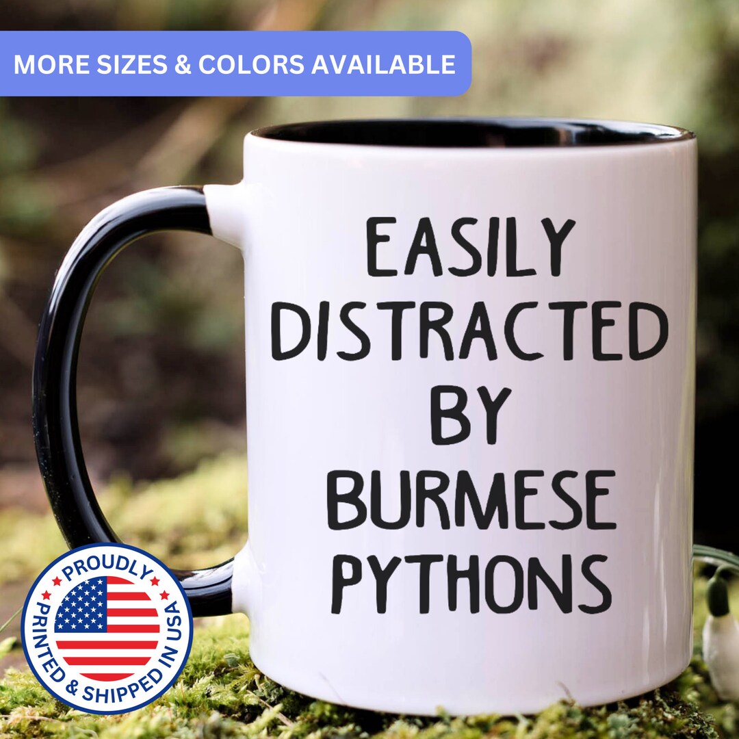 Burmese Python Mug, Gift for Burmese Python Burmese Python Gifts ...
