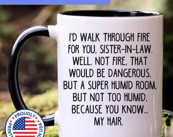 Sister in law gift, sister in law mug, sister in law coffee mug, sister in law gift idea, funny sister in law gift, gift for sister in law,