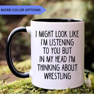 Wrestling mug, wrestling gift, wrestling gifts, wrestling cofee mug, wrestling cup, APO112