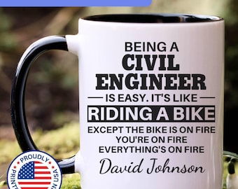 Civil engineer gift, civil engineer mug, new civil engineer, best civil engineer, funny civil engineer gift, civil engineer gift, APO045