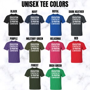 3D Printing shirt, 3D Printing tshirt, 3D Printing unisex shirt, 3D Printing tee, APS002 image 3
