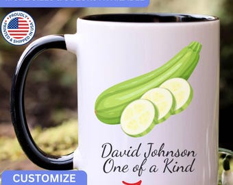 Personalized Zucchini mug, custom Zucchini mug, Zucchini gift, Zucchini gifts, APO064