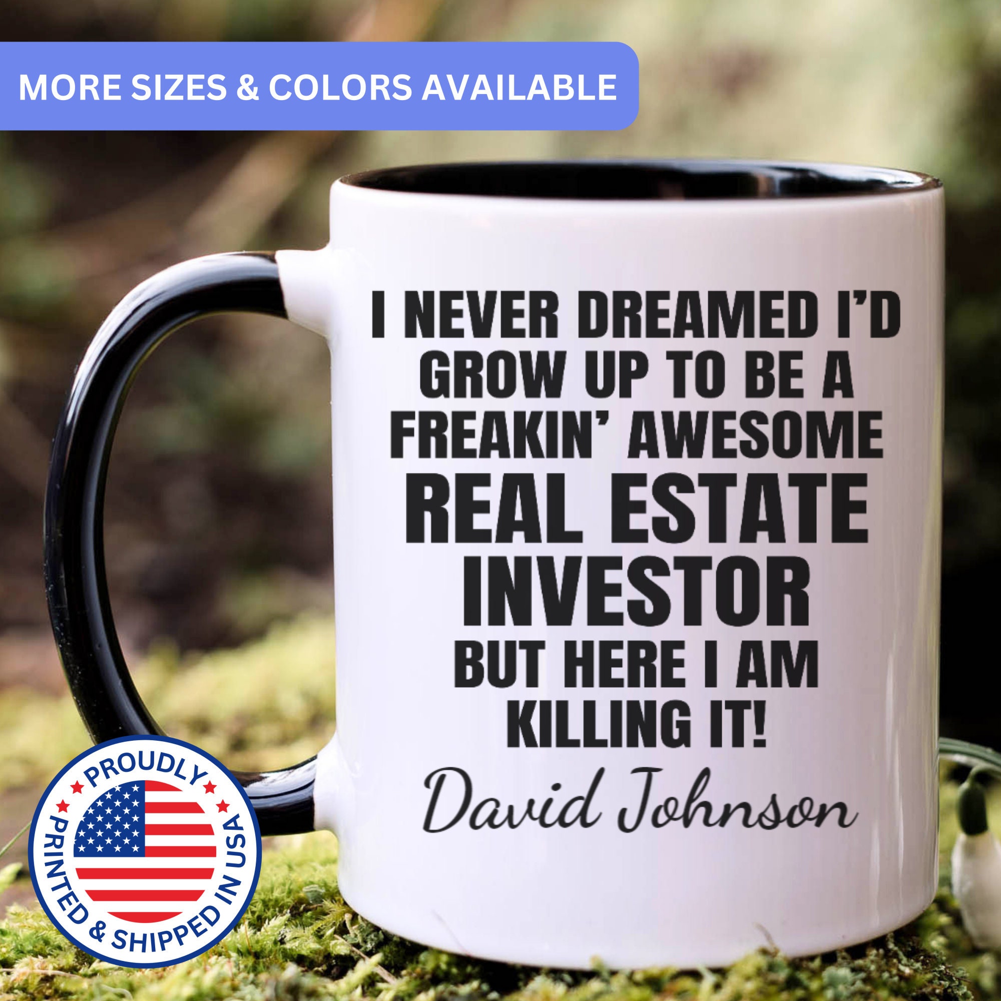 Personalized Real Estate Investor mug, gift for Real Estate Investor, Real Estate Investor gifts, Real Estate Investor coffee mug, APO058