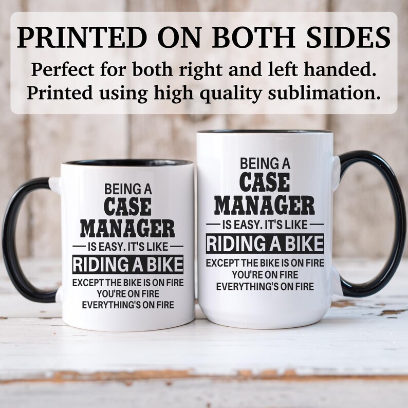 Taza de gerente de casos, regalos de gerente de casos, regalo para gerente de casos, idea de regalo, taza de café de gerente de casos, APO015 imagen 4