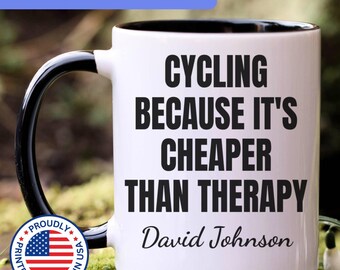 Cycling mug, Cycling gift for men and women, Cycling gifts, Cycling coffee mug, Cycling cup, APO122
