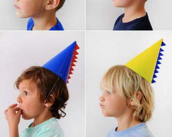 PRINTABLE - X4 Dinosaur party Hat | Dinosaur Party Decorations | Dinosaur Party Printables