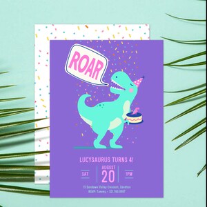 INSTANT DOWNLOAD Dinosaur Party Printables Dinosaur Party Decorations ...