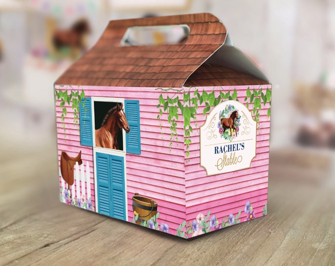 PRINTABLE Horse Party Bag Pony Party Bag Favor Bag Horse Party ...