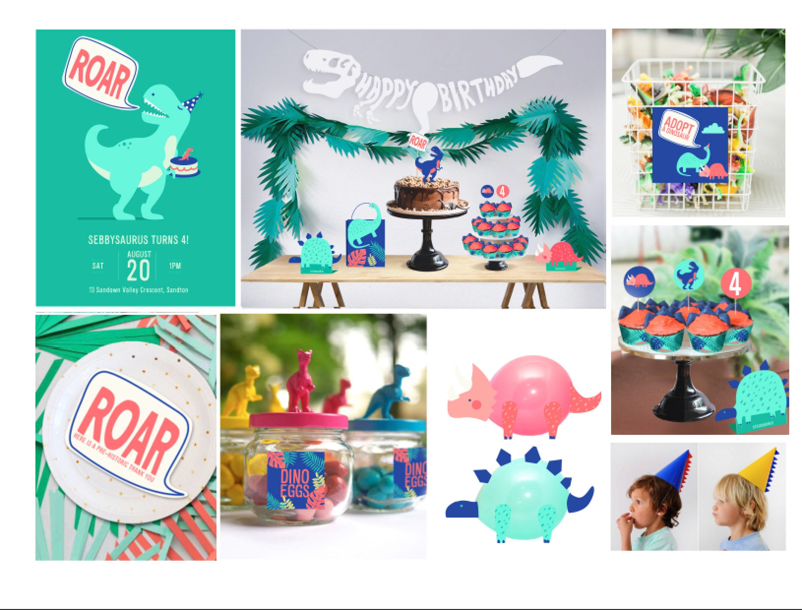 INSTANT DOWNLOAD Dinosaur Party Printables Dinosaur Party | Etsy