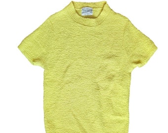 Vintage Sweater by Sugarbush, Yellow 100% Wool, X-Small
