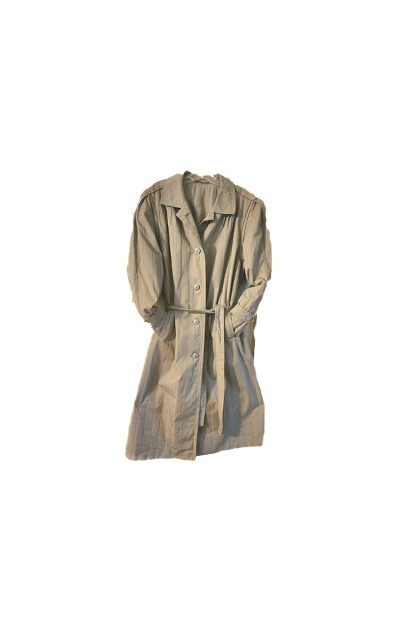 Lady Adler, Trench Coat, Button Down, Fabric Belt,