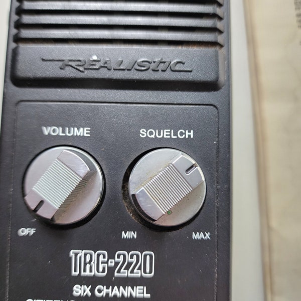 Vintage Realistic TRC-220 6 Channel Citizens Band Transceiver