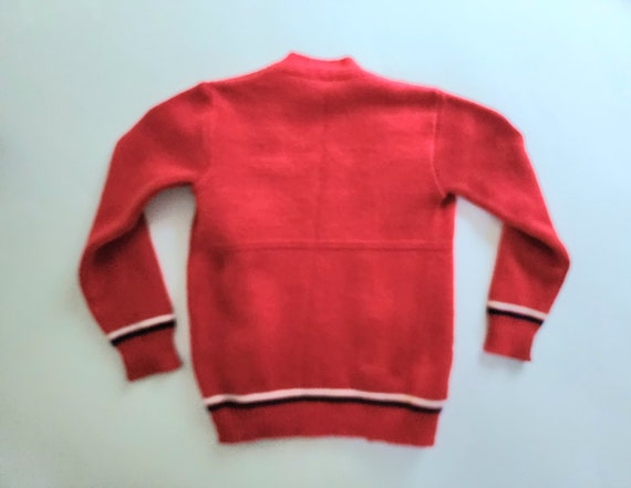 Vintage Italian Baby, Childs Red Sweater, Manifat… - image 7