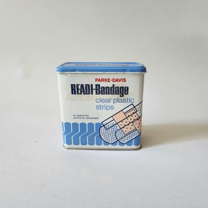 Vintage Bandage Tin, 60s or 70s.