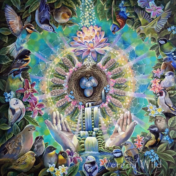 Spiritual Bird Fineart Print