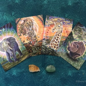 African Spirit Animal Postcard Set