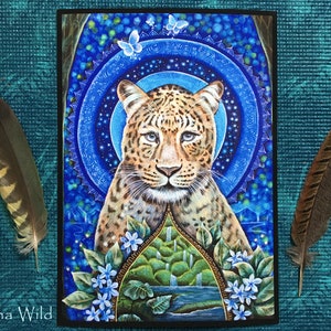 Spirit Animal Leopard A4 Print