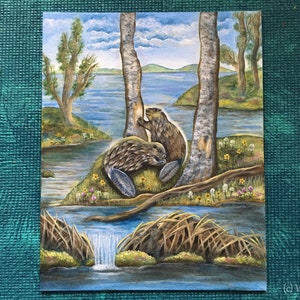 Beaver Medicine Painting