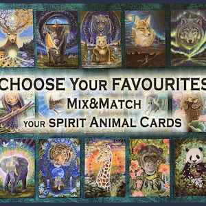 Mystical Spirit Animal Postcard Pack