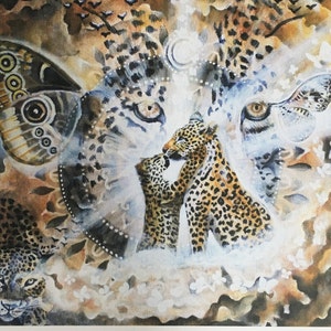 Magic Leopard Paper print