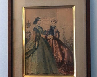 Antique Victoria Lithograph