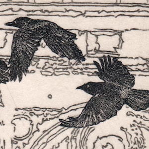 Animal Pleasures: &quot;Exodus&quot; - Original Limited Edition Etching by Alan Larkin