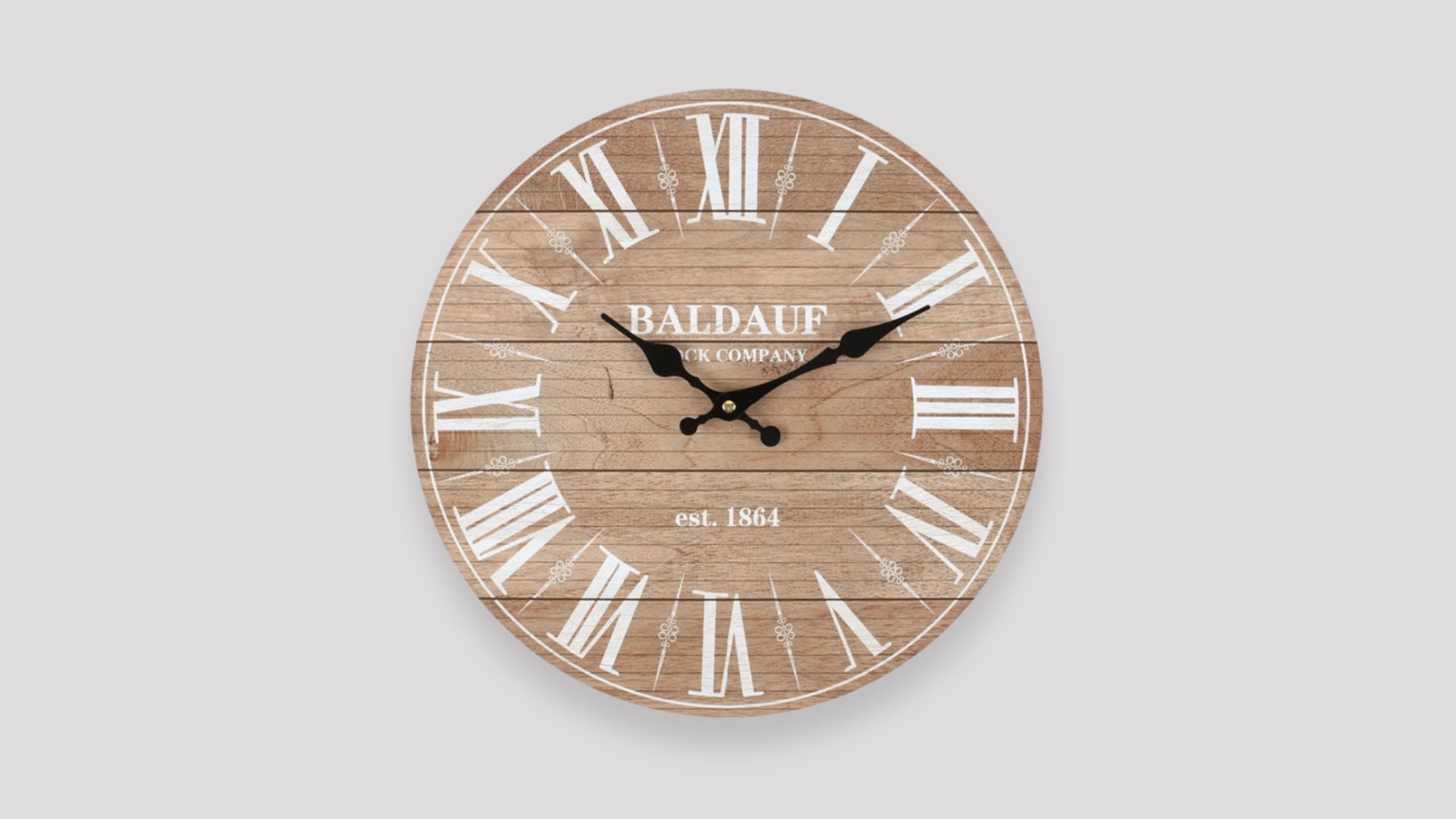 34cm Badaulf Clock Company Wall Clock Etsy UK