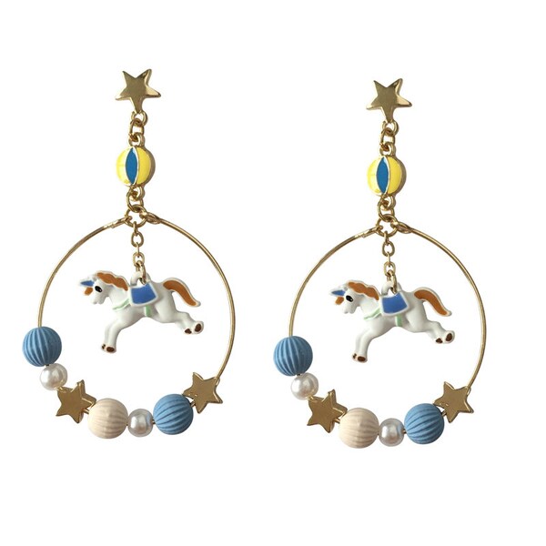 Big Circle Earrings Etsy