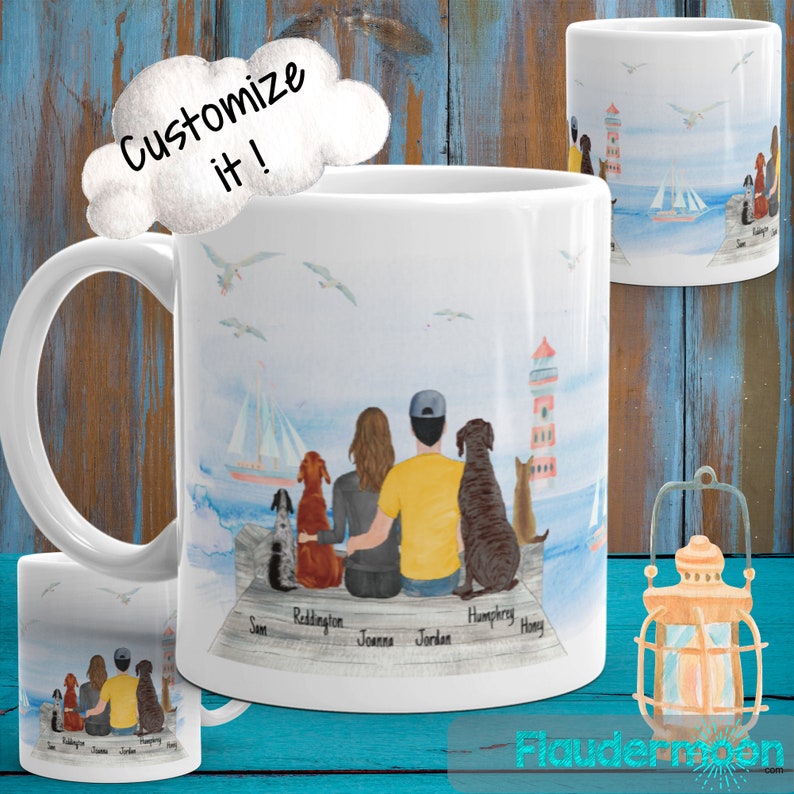 Personalized Couple Dog Cat Mug Dog Coffee Mug Pet Mug Dog Etsy