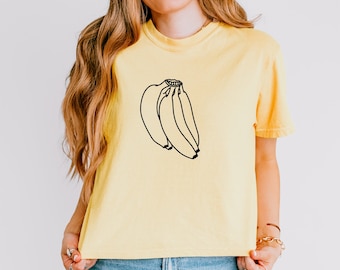 Banana Clipart Fruit SVG Cut File for Cricut (Digital Download)