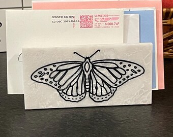 Custom Office Organization Modern Home Decor Custom Engraved Butterfly Mail Box Engraved Housewarming Gift for Newlywed Gift from Neighbor
