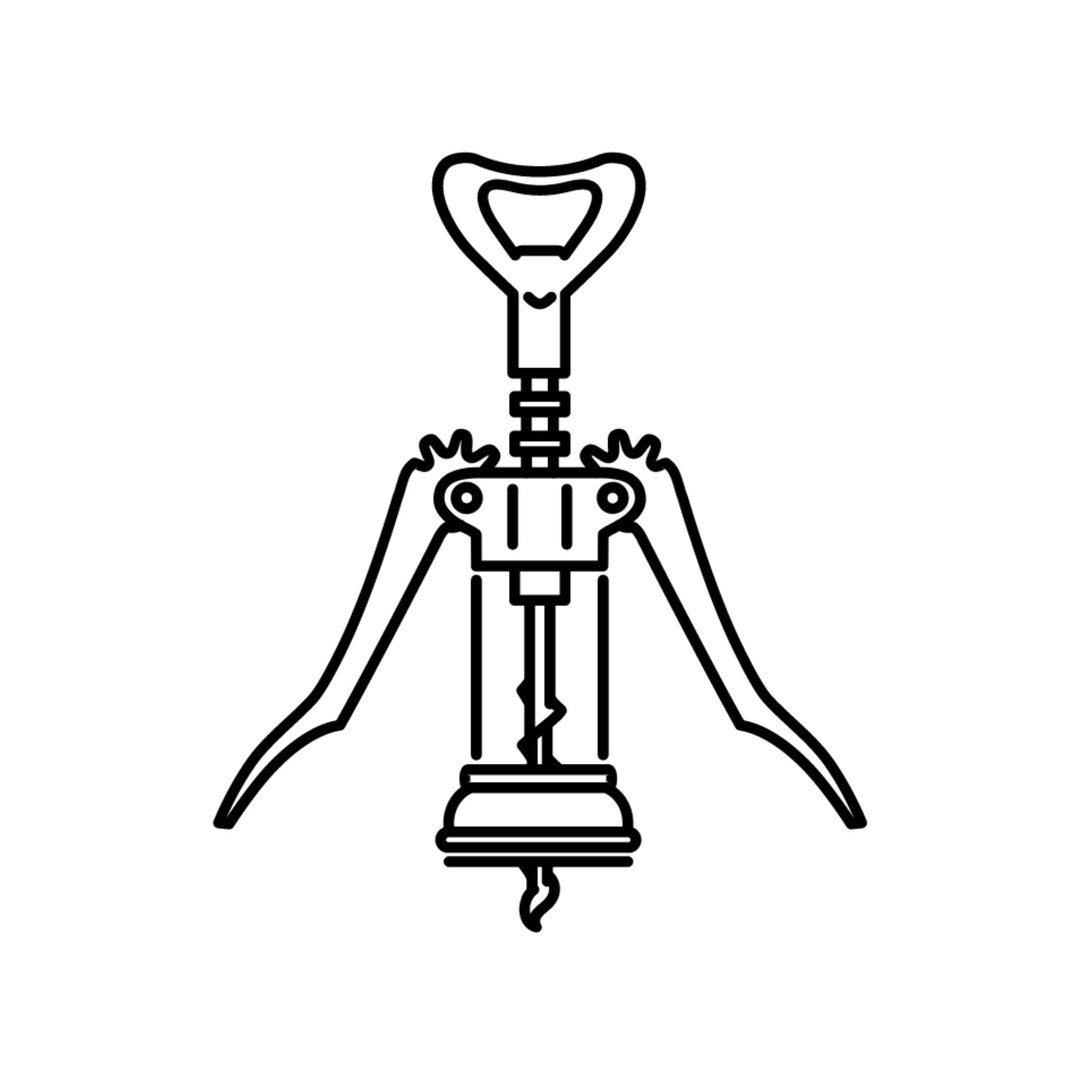 Corkscrew SVG Alcohol Svg Happy Hour Svg Cricut Project Etsy Hong Kong