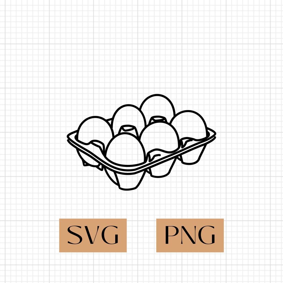 Egg Carton SVG & PNG Egg Carton Labels Personalized Egg Etsy Canada