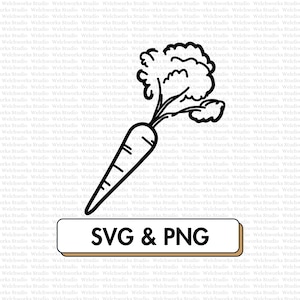 Carotte Svg carotte Png carotte Clipart jardin marqueur icône légume icône végétarienne étiquette carotte étiquette garde-manger étiquette jardinier cadeau pour jardinier cadeau