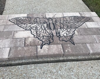 Butterfly Garden Stepping Stones Engraved Concrete Pavers