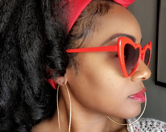 Head wrap “Solids” Cherry red 2 for 1