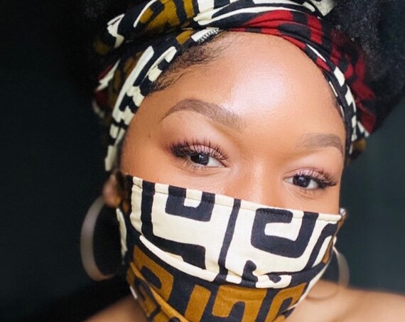 Wrap & filter Mask set (maze)