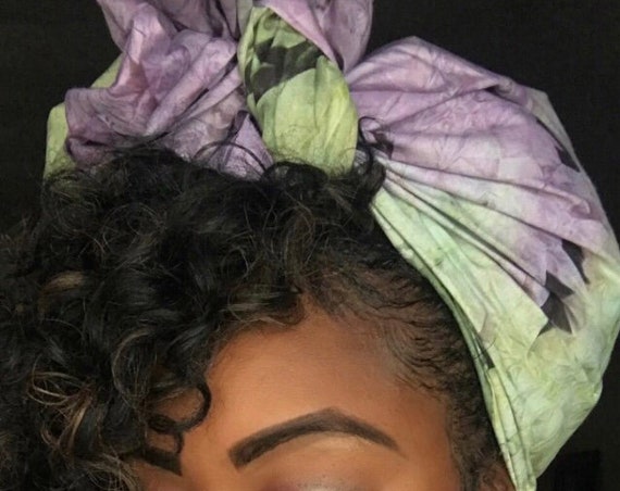 Head wrap "Purple Mint"