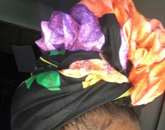 The "Night Bloom" hair wrap