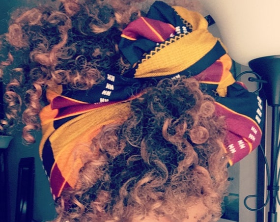 The "Letterman" hair wrap