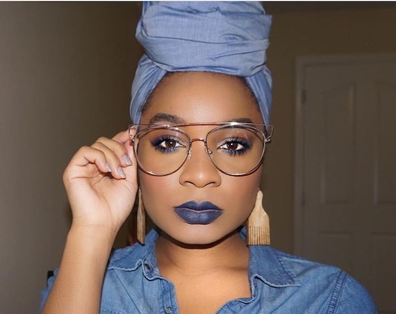 The "Denim" hair wrap